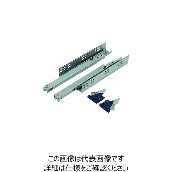 スガツネ工業 (190021804)3400ー350/スライドレール 3400-350 1式 224-5556（直送品）