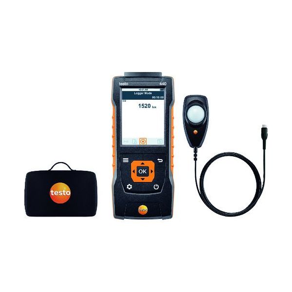 テストー TESTO 照度計 440 照度プローブセット 0563 4402 1式(1セット) 127-2604（直送品）