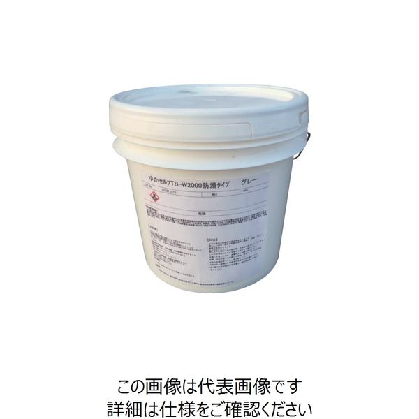 シロキコーポレーション シロキ ゆかセルフ 防滑タイプ グレー 4KG 7760216 1セット 784-0268（直送品）