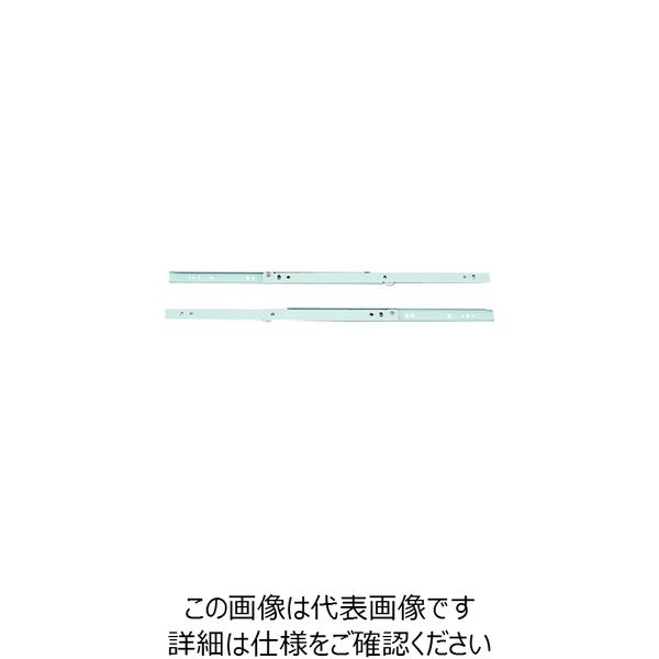スガツネ工業 SUGATSUNE (190113206)702ー16WT400/スライドレール 702-16WT400 1式（直送品）