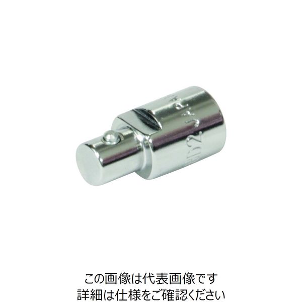 TONE トルクレンチ用交換ヘッド アダプター 差込角6.35mm 全長25mm 8D2 1個 239-6318（直送品）