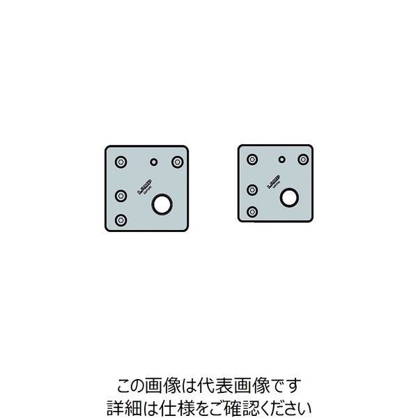 SUGATSUNE (200041683)脚端ベースアルミフレーム取付用セットASーAJーM16ー10 AS-AJ-M16-10 1セット（直送品）