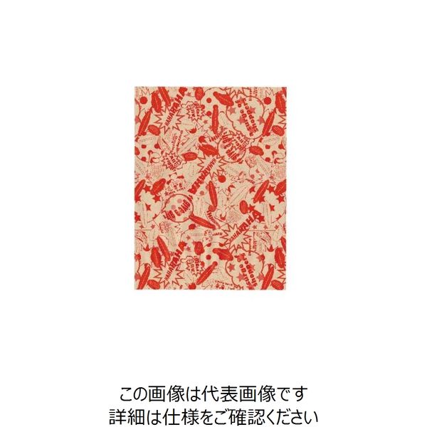 大黒工業 大黒 平袋(中)未晒コットン KHー4006 POP 902954 1組(100枚) 235-8757（直送品）