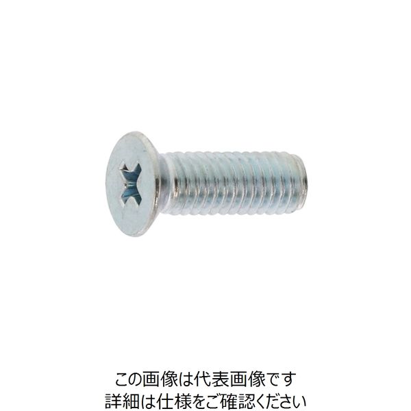 鉄 (+)皿小ねじ(全ねじ) M6x30 ユニクロ 本物 - ネジ・釘・金属素材