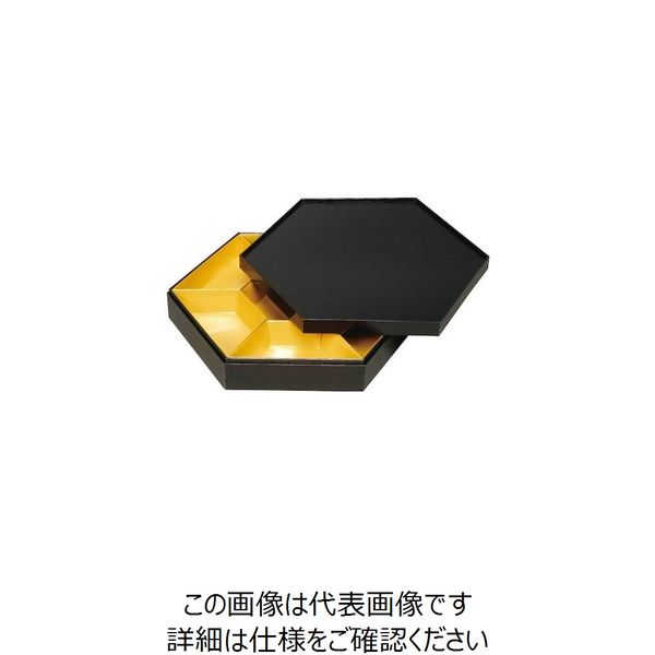 大黒工業 大黒 VーBOX六角オードブル 金ボール中子セット一段 31393 1個 236-9710（直送品）
