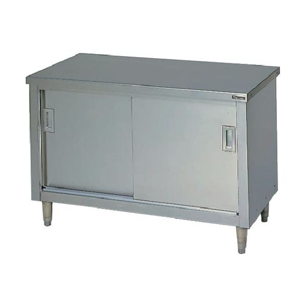 マルゼン 調理台 引戸付 BH126N 1台 136-2493（直送品）