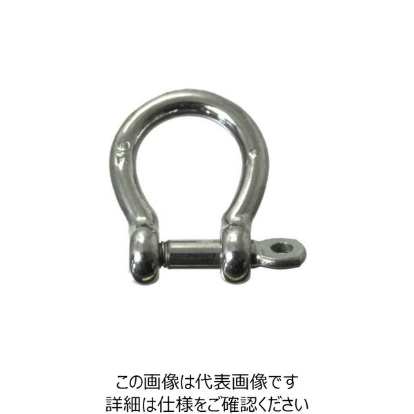 ニッサチェイン ステンレスアンカーシャックル 5mm B-1722 1セット(5個) 126-9249（直送品）