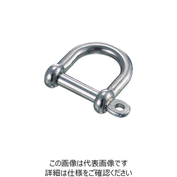 水本機械製作所 水本 ステンレス ワイドネジシャックル 長さ22.5mm 内幅25mm B-628 1個 849-1055（直送品）