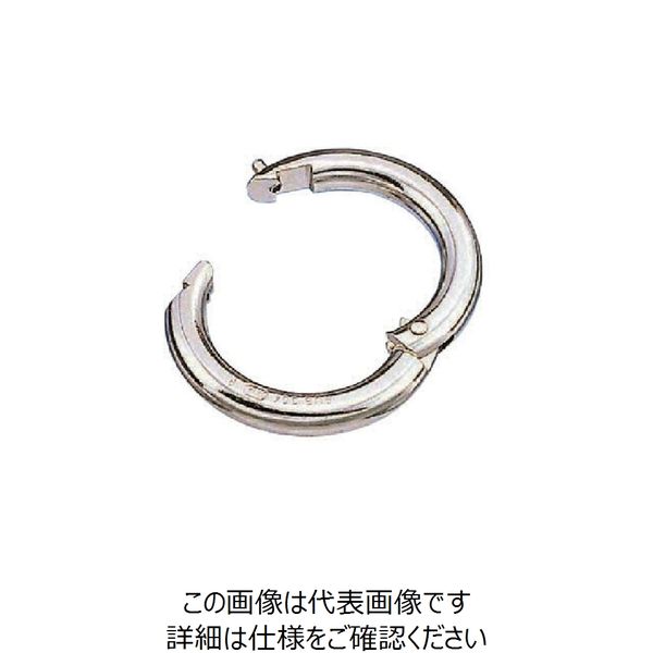 水本機械製作所 水本 リングキャッチ ステンレス ピン止めチェーンキャッチ 線径5mm 内径25mm B-804 1個 849-1083（直送品）