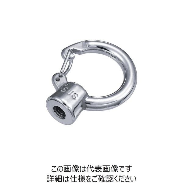 水本機械製作所 水本 ステンレス フックアイナット 捻子径Mー10 B-1422 1個 849-0791（直送品）