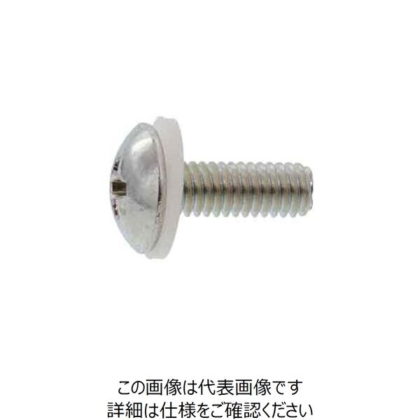 SUNCO 三価ホワイト （+）トラスP＝N 3×6 （1100本入） 10-00-N300-0030-0060-03 259-1196（直送品）