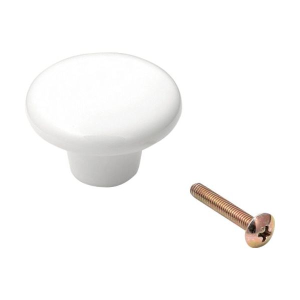 スガツネ工業 (100012095)217F/ポタリー丸つまみ 217F 1個 224-7172（直送品）