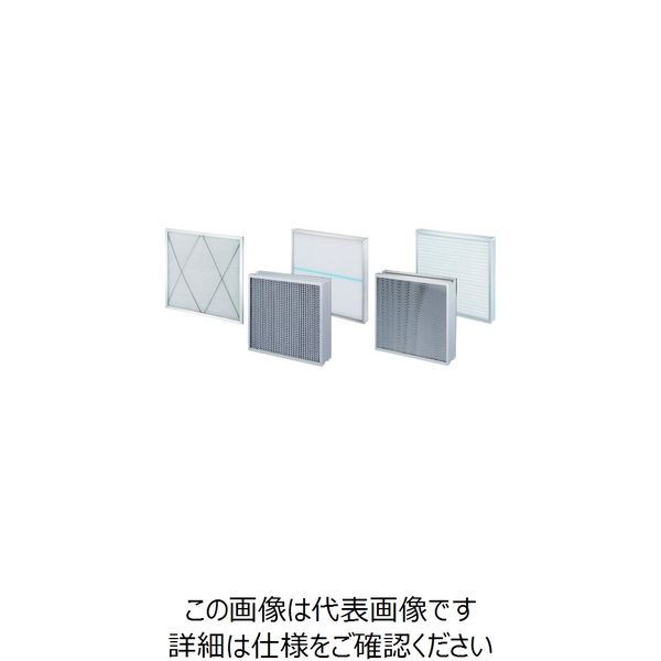 日本無機 抗菌・防臭フィルタシリーズ HEPA 610×915×290 ATM-48-E42BK3 1個 208-7105（直送品）