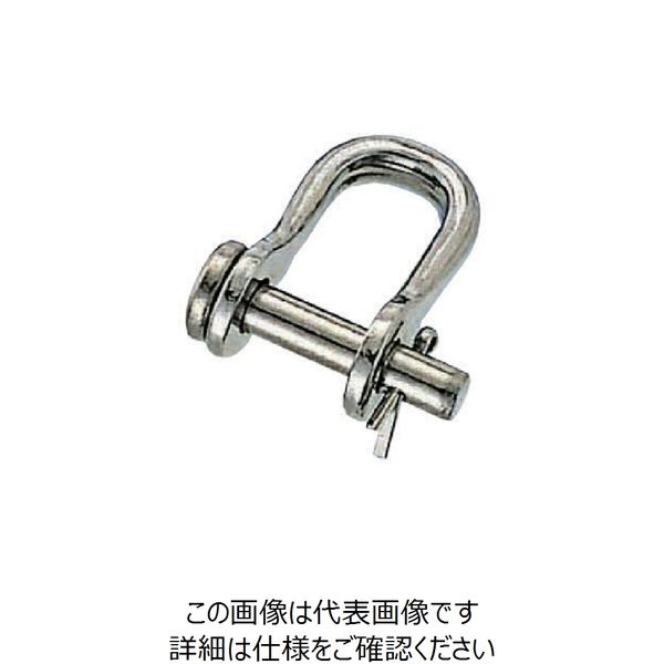 水本機械製作所 水本 ステンレス ワリピン式半丸シャックル 長さ33mm 内幅17mm B-1472 1個 849-0798（直送品）