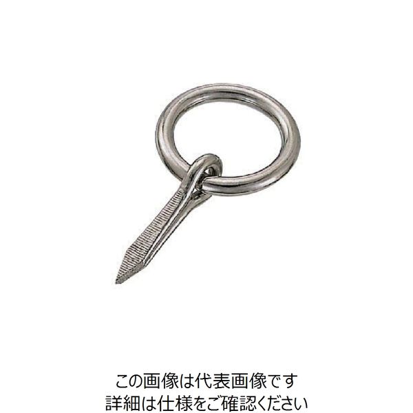 水本機械製作所 水本 ステンレス 打ち込み丸カン 線径3mm B-026 1個 849-0701（直送品）