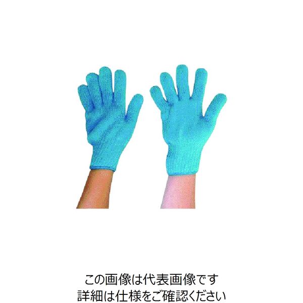 丸和ケミカル カラーナイロン軍手 サックス 209 1ダース(12双) 135-2070（直送品）