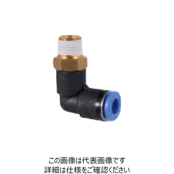 パルサーブル パルサールブ 90°チューブフィッティング プッシュインタイプ PC6ーPT1/8”M A232 1個 237-0489（直送品）