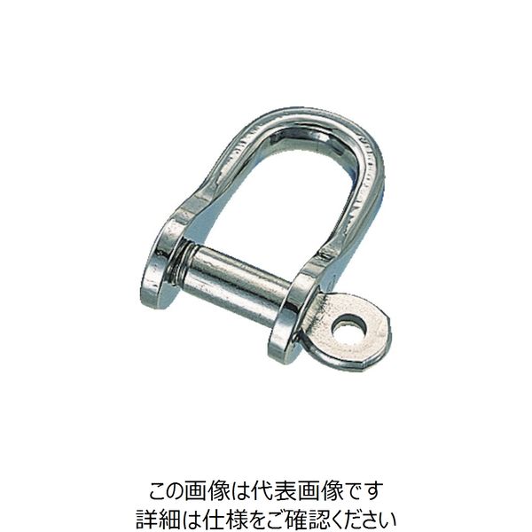 水本機械製作所 水本 ステンレス 半丸シャックル 長さ21mm 内幅12mm B-222 1個 849-0914（直送品）