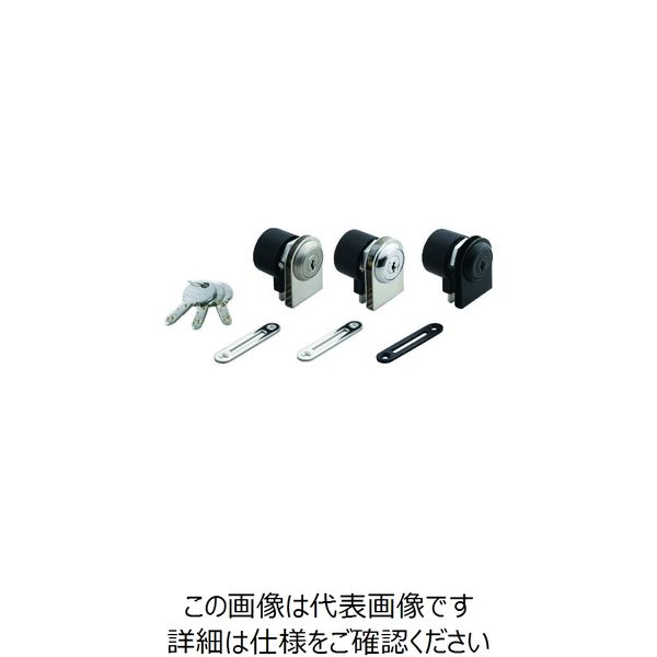 スガツネ工業 (150060947)1310GLーCRーBミリオンロックシリンダーガラス錠 1310GL-CR-B 1個(1セット)（直送品）