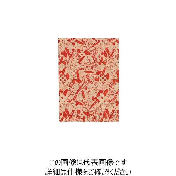 大黒工業 大黒 平袋(大)未晒コットン KHー4006 POP 902942 1組(100枚) 236-0236（直送品）