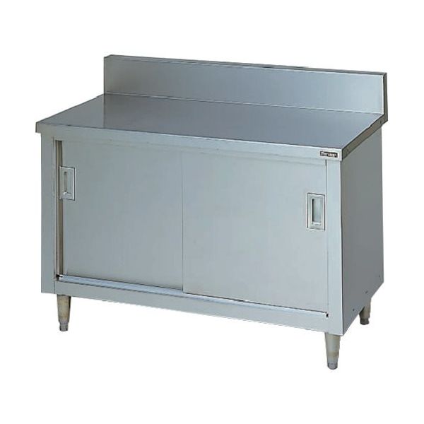 マルゼン 調理台・引戸付 900×600×800 BH-096 1台 136-4033（直送品）