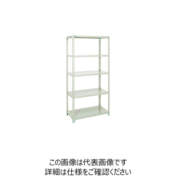 大阪製罐 OS 軽量物品棚(120kgタイプ) 間口1800×奥行300×高さ1800mm A1-6615 1台(1個) 152-0355（直送品）