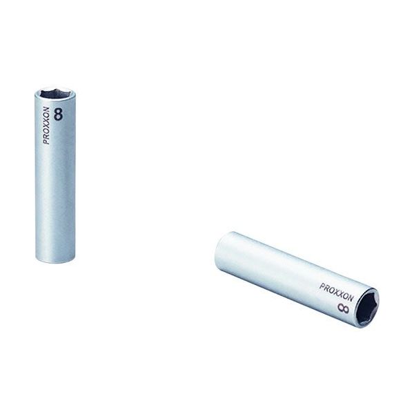 PROXーTECH PROXXON ディープソケット1/4(6角タイプ) 8mm 83773 1個 239-3125（直送品）