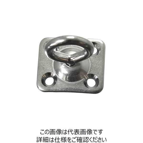 ニッサチェイン ステンレス回転アイプレート 5mm B-1949 1セット(5個) 126-9241（直送品）