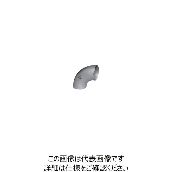 イノック 90°エルボ（ロング） SUS316 EL 200A 呼び厚さ20S 316EL200A20S 806-5556（直送品）