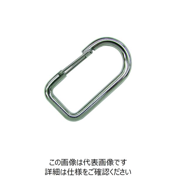 水本機械製作所 水本 ステンレス O型フック（ベルト用） 線径6mm長52mm A-2742 1個 167-6916（直送品）