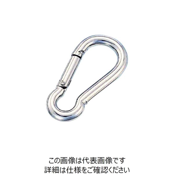 水本機械製作所 水本 ステンレス スナップフックB型 線径11mm 長さ120mm B-101 1個 849-0739（直送品）