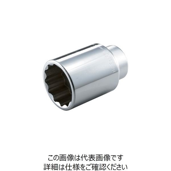 TONE ディープソケット(12角) 41mm 6D-41LHP 1個 864-2521（直送品）