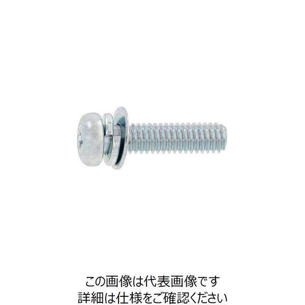 SUNCO 生地 （+）ナベP＝4 4×12 （1000本入） 10-00-0004-0040-0120-00 263-4359（直送品）