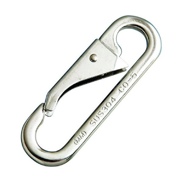 水本機械製作所 水本 ステンレス スナップフックCO型 長さ80mm B-2074 1個 205-0298（直送品）