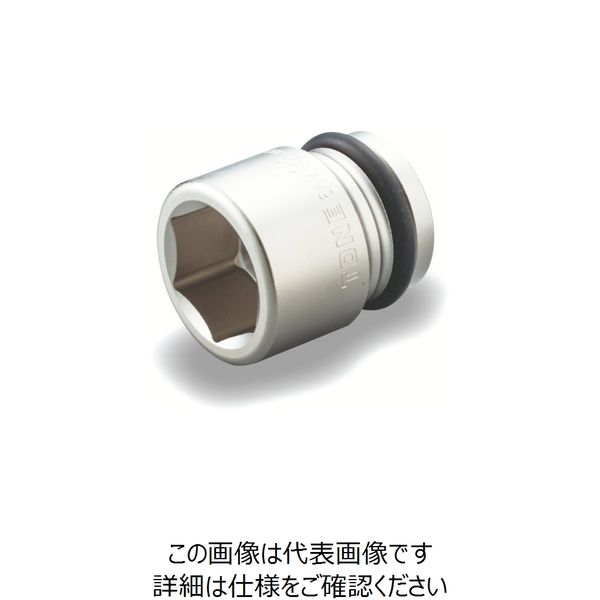 TONE インパクト用ソケット 対辺寸法21mm ハンガータイプ 全長50mm 6NV-21HP 1個 864-2536（直送品）