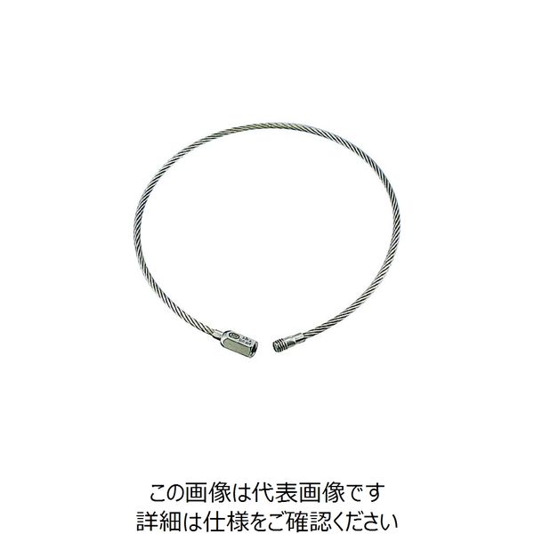 水本機械製作所 水本 ステンレス ワイヤーキャッチ 全長1660mm A-828 1本 202-4564（直送品）