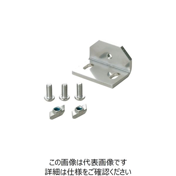SUGATSUNE (210041816)ステンレス鋼製パネル固定中間ブラケットアルミフレーム取付用セット ASーPTBー40ー8 1組（直送品）