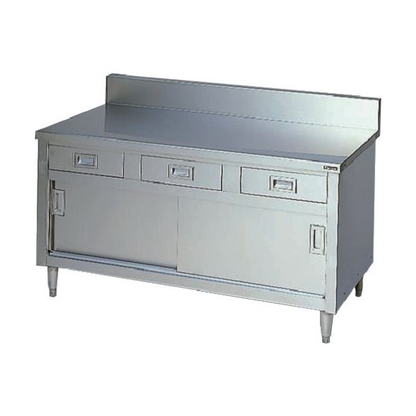 マルゼン 調理台・引出引戸付 1500×750×800 BHD-157 1台 136-2480（直送品）
