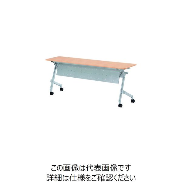 藤沢工業 TOKIO 天板跳ね上げ式テーブル ATNーP1845 1800×450 ナチュラル ATN-P1845-NA 1台 146-8650（直送品）
