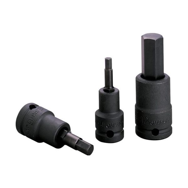 TONE インパクト用強力型ヘキサゴンソケット 対辺寸法3mm 全長48mm 3KH-03HP 1個 864-2202（直送品）