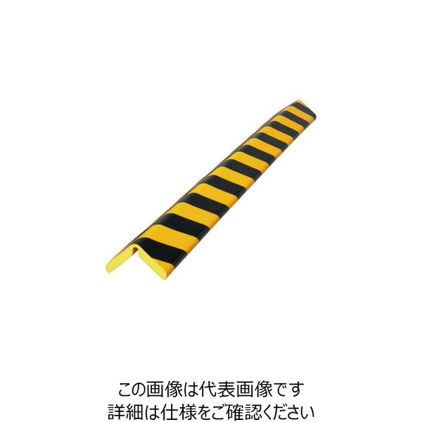 岩田製作所 IWATA バンパープロ コーナータイプ BP38 1m 黄/黒 BP38-L1 1本 223-2194（直送品）