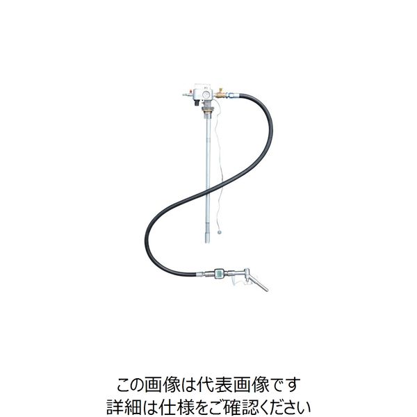 アクアシステム 吐出専用(流量計付) エア式ドラムポンプ 灯油・軽油 APD-25GK24 1台 509-5239（直送品）