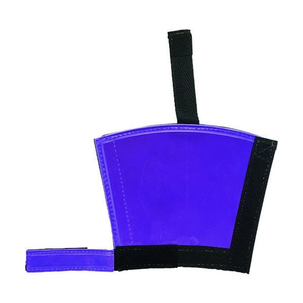 ミズケイ フルハーネスランヤード反射カバー「目立ち帯」(パープル) 4100125 1枚 226-6742（直送品）