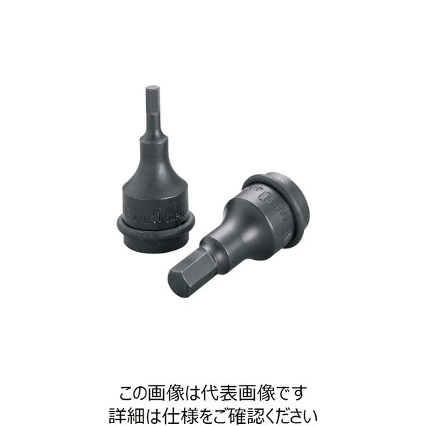 TONE インパクト用ヘキサゴンソケット 19mm ハンガータイプ 4AH-19-HP 1個 864-2331（直送品）