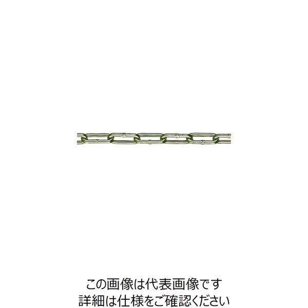 水本機械製作所 水本 アルミカラーチェーン レモンイエロー 30m 線径5mm AL-5Y 1本 849-0280（直送品） - アスクル