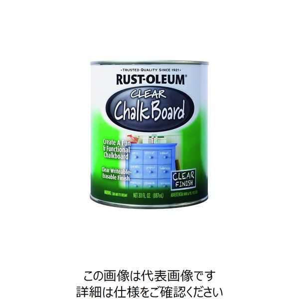 ニッペホームプロダクツ RUSTOLEUM チョークボードハケ塗り 887ml クリヤー 880R172 1缶 162-0086（直送品）