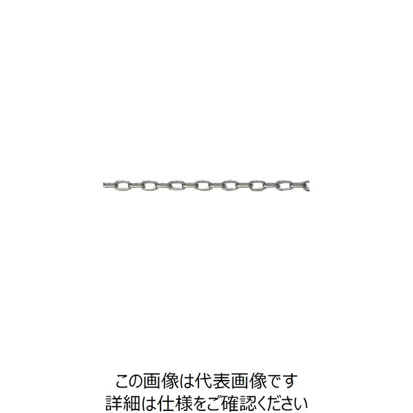 水本機械製作所 水本 ステンレス チェーン溶接なし30m 線径1.2mm 1.2-N 1本 849-0206（直送品）