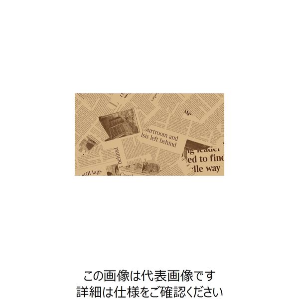 大黒工業 大黒 包装紙未晒コットンKHー4013ニュースペーパー 902973 1組(100枚) 236-3416（直送品）