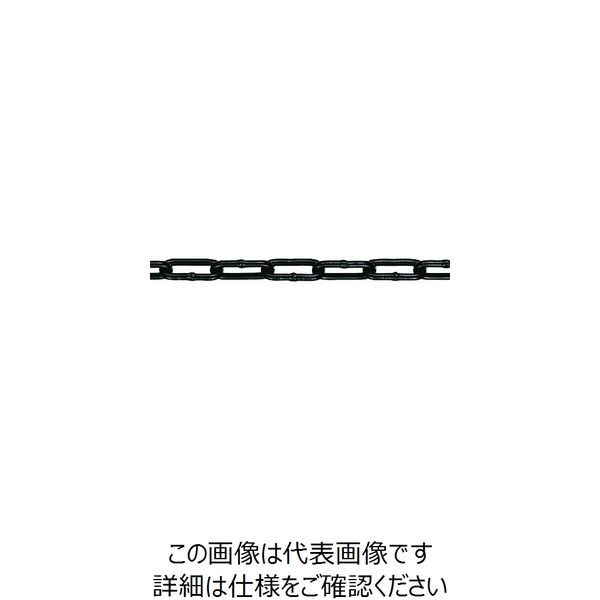 水本 チューブ保護アルミカラーチェーン ブラック 5HALC-BK 19.1～20m 5HALC-BK-20C 158-1037（直送品）