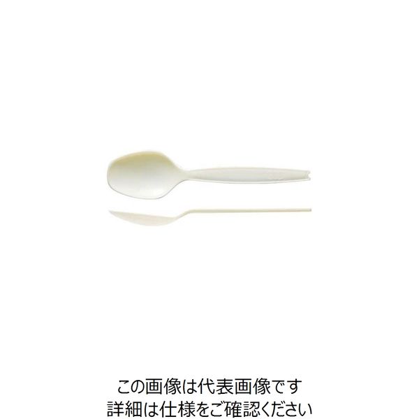 大黒工業 大黒 スプーン#140 (白)単袋 3770060 1袋(500本) 236-9612（直送品）